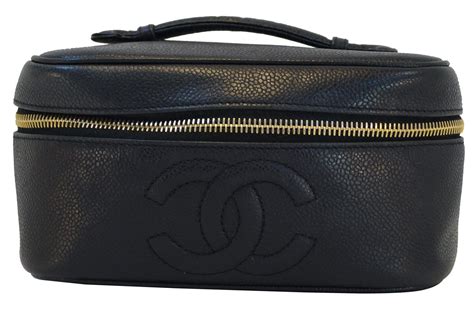 chanel caviar cosmetic pouch|Chanel Makeup Bags .